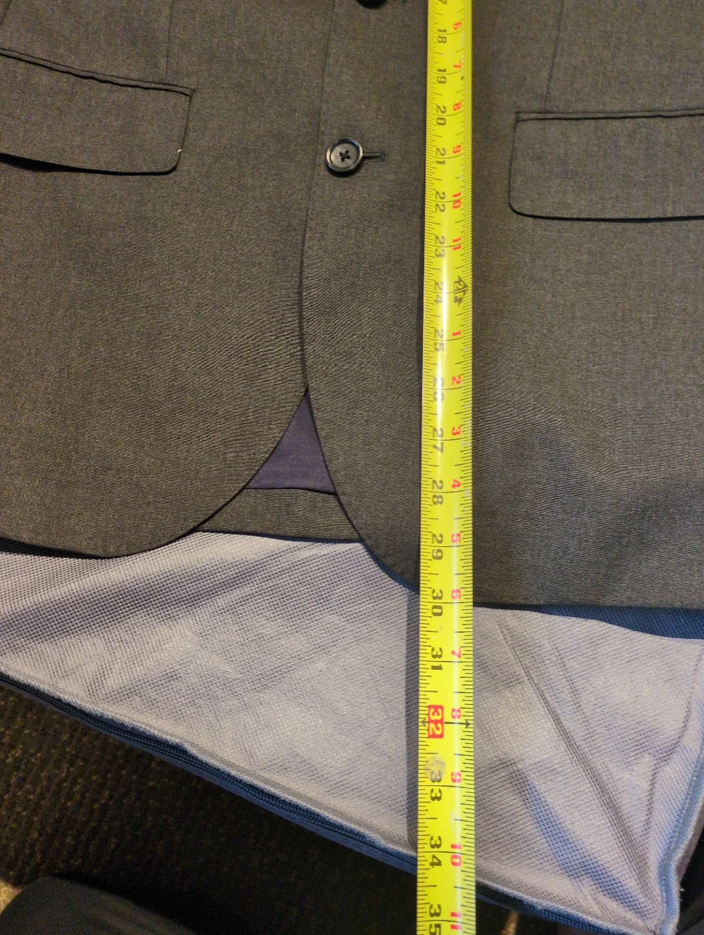 J Crew Aldridge‎ Wool Loro Piana Super 120s Blazer Sz 36 R Charcoal Gray